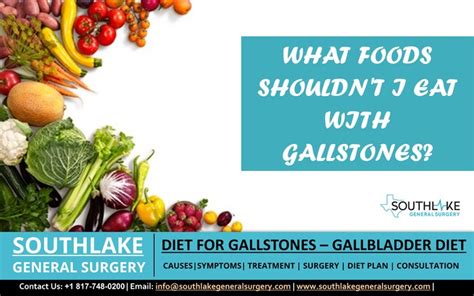 What Foods Shouldn't I Eat With Gallstones? - Southlake General Surgery