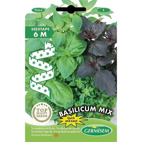 WEYE Germisem Graines Trio De Basilic Ruban 6m 269 Cdiscount Jardin