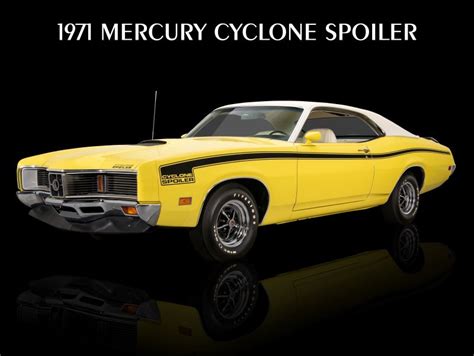 Mercury Cyclone Spoiler Collectible New Metal Sign X Steel