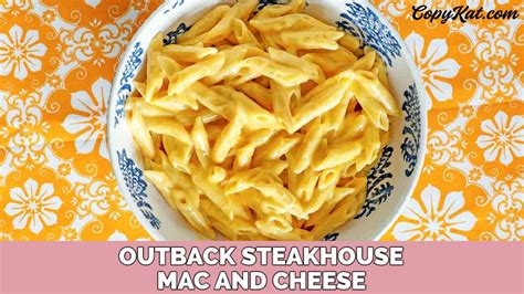 Outback Steakhouse Lobster Mac And Cheese Recipe | Deporecipe.co