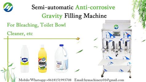 Pin On Bleach Javel Toilet Cleaner Filling Machine Line