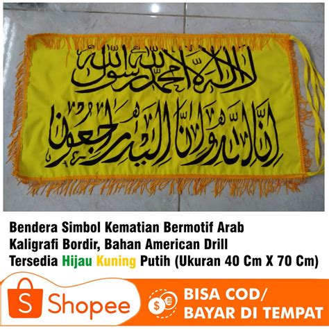 Jual Terlaris Jual Bendera Kematian Full Bordir Promo Bendera Simbol