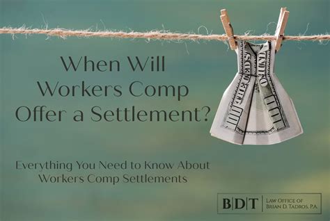 When Will Workers Comp Offer a Settlement? | BDT Lawfirm