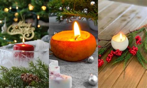 9 Festive Christmas Candle Crafts | Christmas DIY