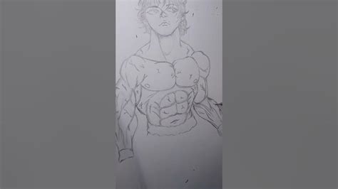 Como Desenhar O Baki 💪🏼👊🏻 Baki Desenho Tutorial Drawing Art Youtube