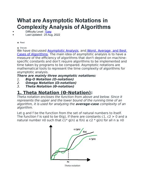 Notations In Analysis Of Algorithm What Are Asymptotic Notations In Complexity Analysis Of