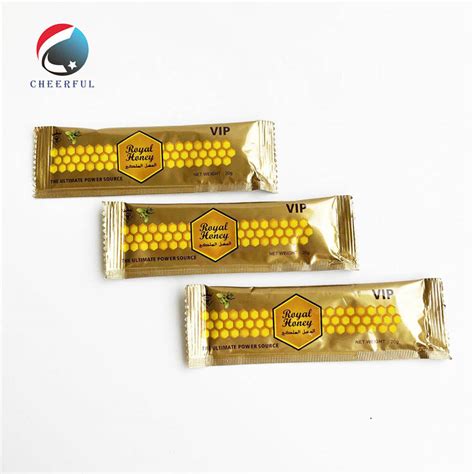 China Gold Vip Royal Honey For Man Sachets Packed Malaysia Honey