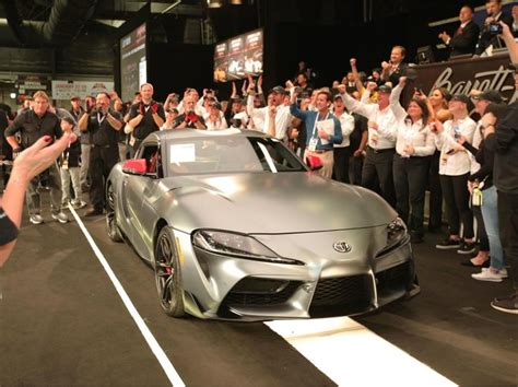 La Primera Unidad Del Nuevo Toyota Supra Se Vende A Un Precio Exhorbitante