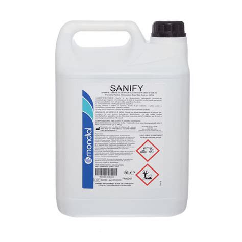 Liquid Detergent Sanify Ml Mondial S R L Ml Ammonium