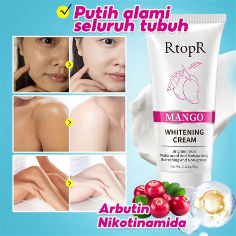 Jual Rtopr Mango Whitening Cream Krim Pemutih Wajah Lotion Pemutih