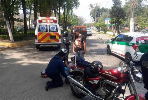 Auto Choca Contra Motocicleta En Avenida Ruiz Cortines De Xalapa