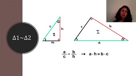 Relações Métricas No Triângulo Retângulo Youtube