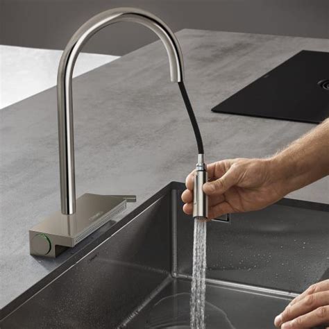 Hansgrohe Aquno Select M Robinet De Cuisine Monocommande Avec Bec