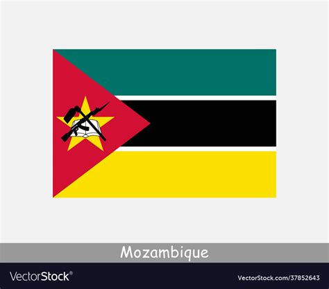 Mozambique mozambican national country flag banner