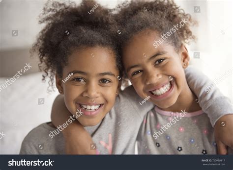 Two Little African American Girls On Stock Photo 750969817 Shutterstock