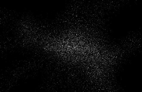 Dust Particles Effect Vector Splatter On Black Background Texture Dust