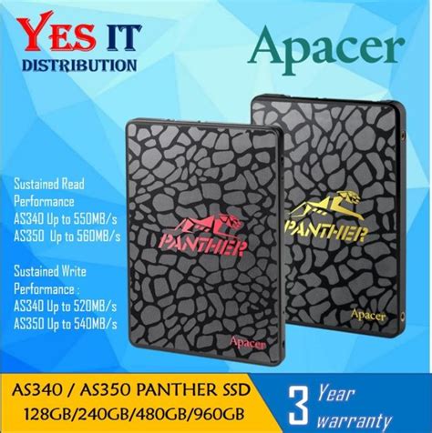 Apacer AS350X SATA III 2.5" / AS2280Q4L M.2 PCIe Gen4 x4 Solid State ...