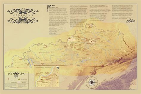 Kentucky Bourbon Distilleries and Notes From the Trail Map