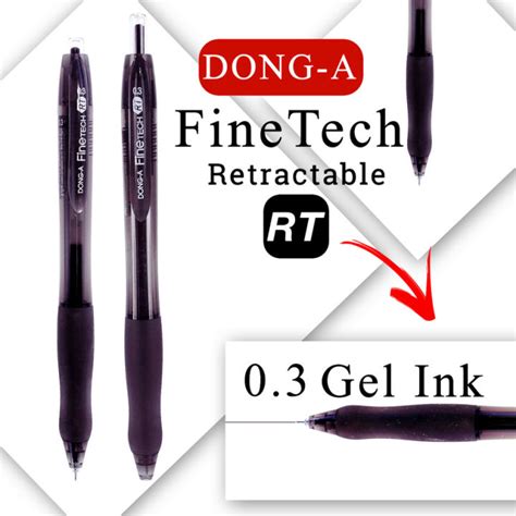 Dong A Fine Tech RT 0 3 Retractable Gel Pen 2 S Lazada PH