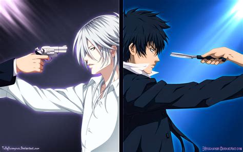 Shogo Makishima Vs Shinya Kogami Psycho Pass By Stayaliveplz On