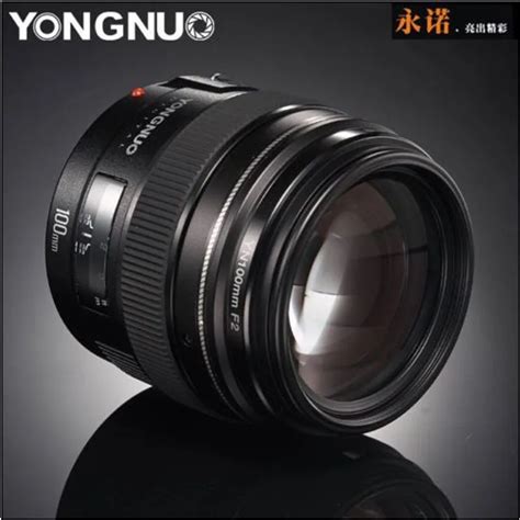 2016 NEW Yongnuo YN100mm F2 Medium Telephoto Prime Lens For Canon EOS