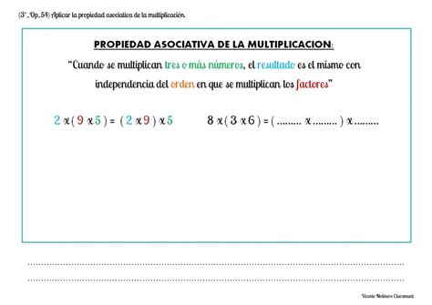 Multiplicaciones Tercero De Educaci N Primaria A Os