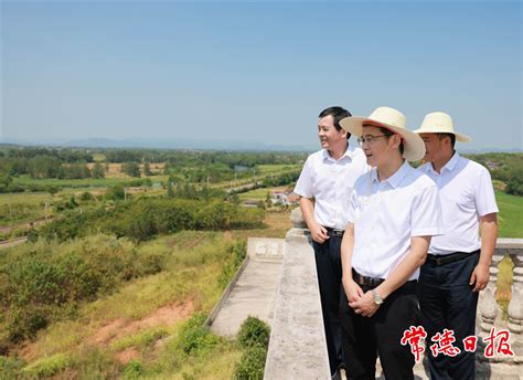 曹志强在鼎城区、临澧县调研抗旱救灾工作