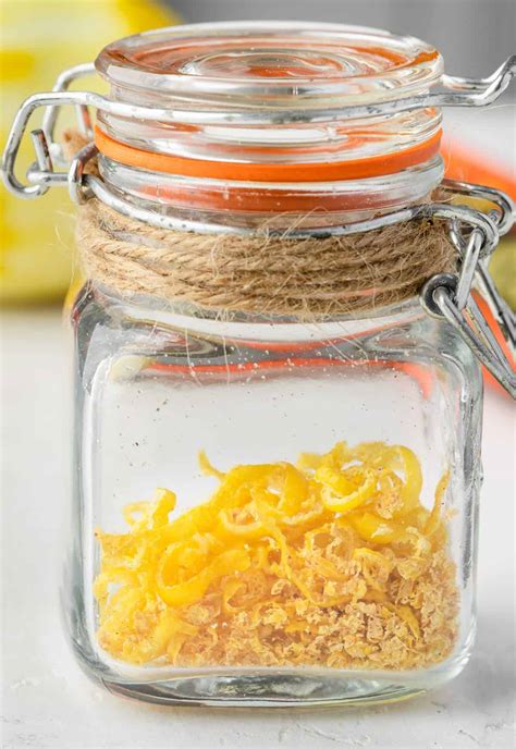 How to Make Dried Lemon Peel - Chefjar