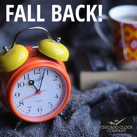 It's that time again! Don't forget to set your clocks back one hour on ... 