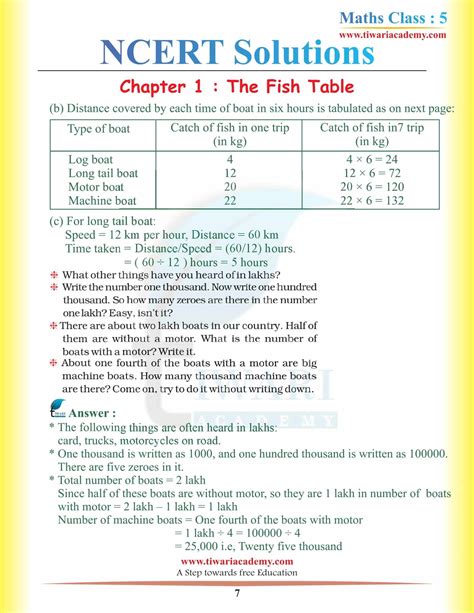 Ncert Solutions For Class 5 Maths Chapter 1 In Hindi English Medium