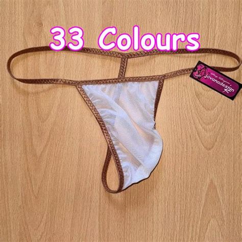 Ultra Micro String Bikini Etsy De