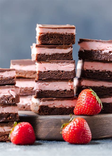 🏅 Brownies De Fresa Receta De Brownie De Fresa Cubierto De Chocolate