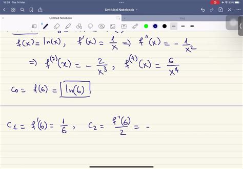 Solved Point Find The Taylor Series Centered At C 6 For The Function F Z 1 F C The