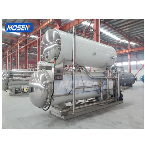 Automatic Loading Industrial Water Retort Autoclave For Pouch Ready