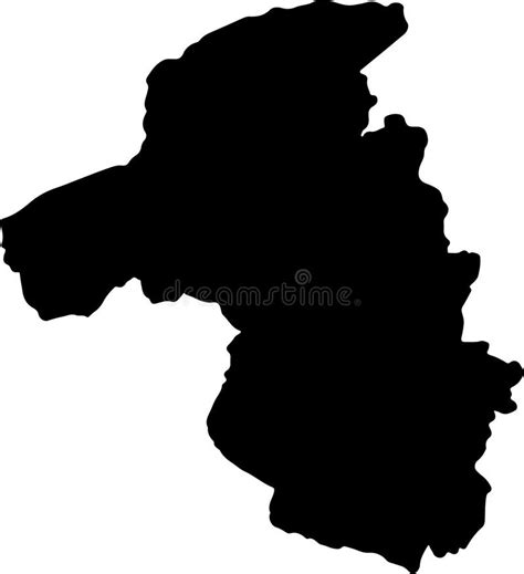 Mashonaland West Zimbabwe Silhouette Map With Transparent Background