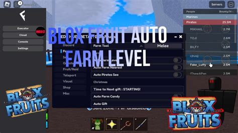 Auto Farm Level Using Fluxus Blox Fruit YouTube