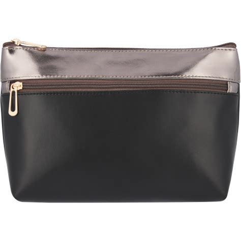 Clicks Cosmetic Bag Black And Bronze Clicks