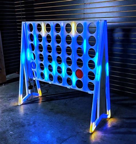 Giant Connect 4 Game Glow Game Event Rentals Lets Party Salinas