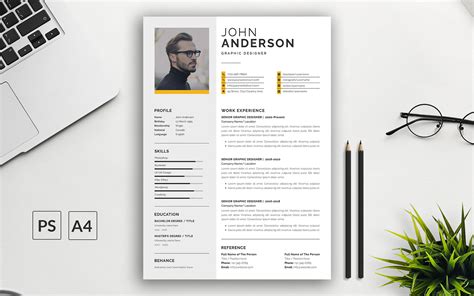 John Anderson Resumecv Template 322456 Templatemonster