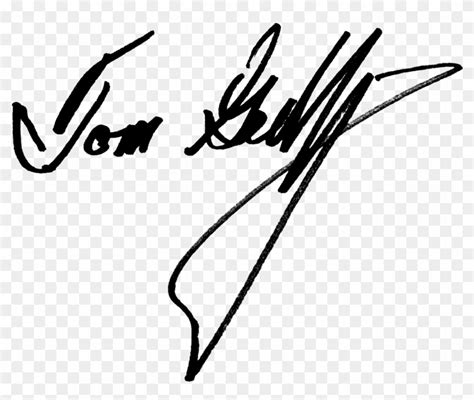 Tom Cruise Signature , Png Download - Tom Brady Signature Transparent ...