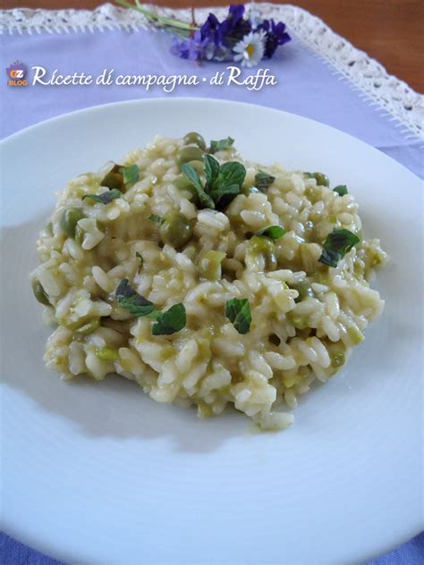 Risotto Con Piselli Alla Menta E Zenzero Ricette Di Campagna