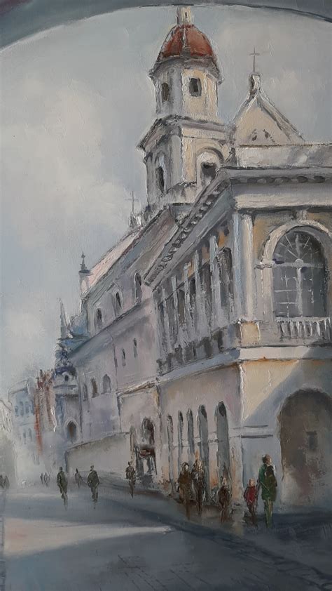 Buy A View From Dawn Gates Painting By Aleksandras Lysiukas