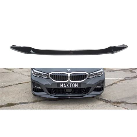 Tuning Maxton Front Splitter V For Bmw G M Pack Gloss Black