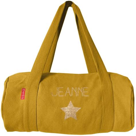 Sac De Voyage Enfant Jaune Moutarde Personnalisable Reusable Tote