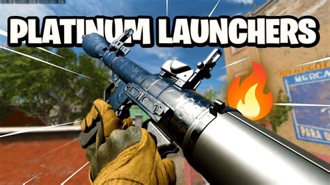 I Unlocked Platinum Camo Launchers In 3 Hours Here S How You Can Too