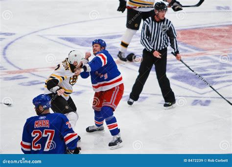 Hockey Fight editorial stock image. Image of national - 8472239