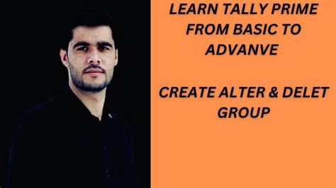 How To Create A Group Alter And Delete Very Easy To Make It In Tally