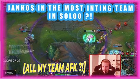 Jankos In The Most Inting Team In Soloq Youtube