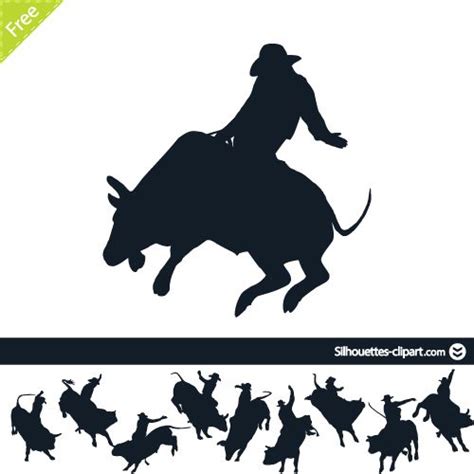 rodeo silhouette clipart 10 free Cliparts | Download images on ...