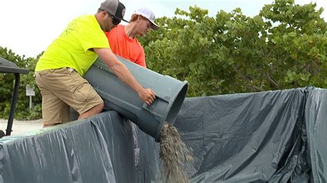 Crews set up to help with red tide cleanup at Pinellas County beaches